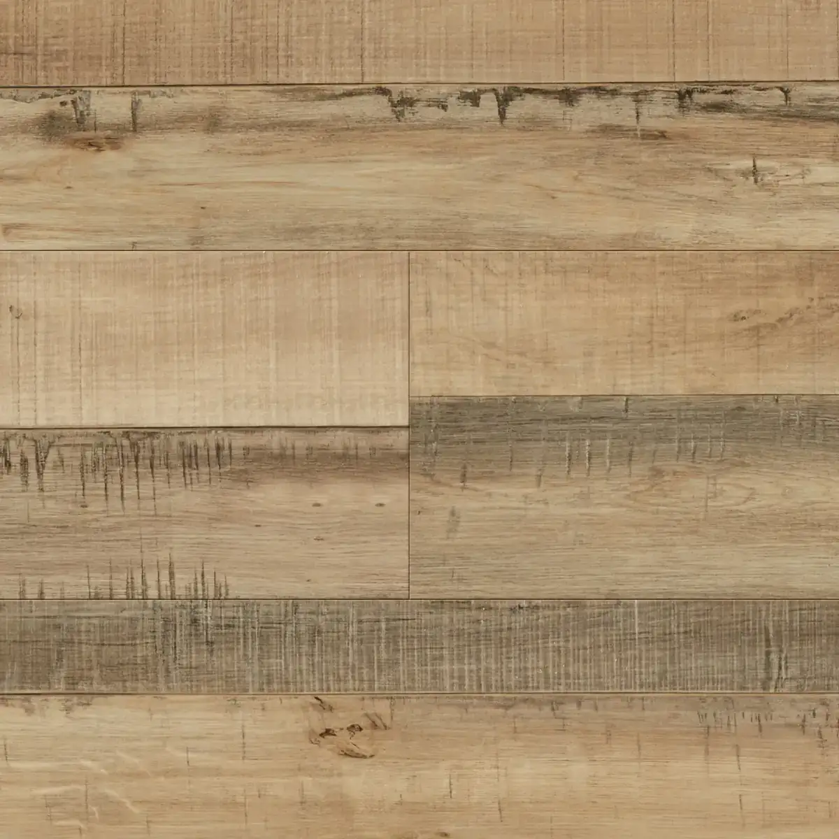 Ashtoria Hickory Memories Collection waterproof rigid-core SPC vinyl plank flooring sample