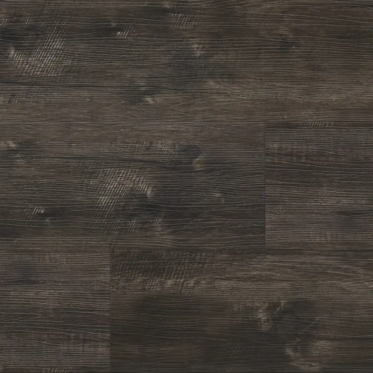 Midnight Hickory Modern Family Collection waterproof rigid-core SPC vinyl plank flooring sample
